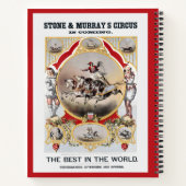 Stone & Murray's Circus, Circa 1870. Notizblock (Rückseite)