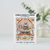 Stone & Murray's Circus, Circa 1870. Postkarte (Stehend Vorderseite)