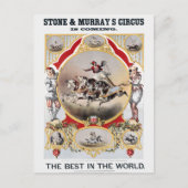 Stone & Murray's Circus, Circa 1870. Postkarte (Vorderseite)