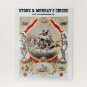 Stone & Murray's Circus, Circa 1870. Puzzle (Vertikal)