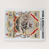 Stone & Murray's Zirkus, circa 1870. Puzzle (Horizontal)