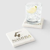 Stone NAMHSA-Untersetzer Steinuntersetzer (Seitenansicht)