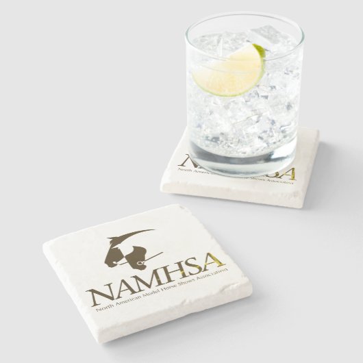 Stone NAMHSA-Untersetzer Steinuntersetzer (Seitenansicht)