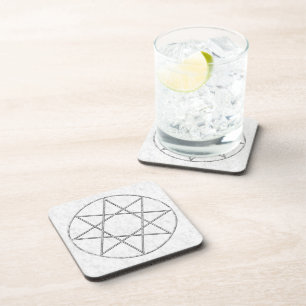Stone Octagram Getränkeuntersetzer