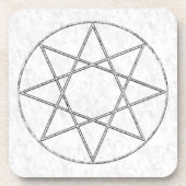 Stone Octagram Getränkeuntersetzer (Vorderseite)