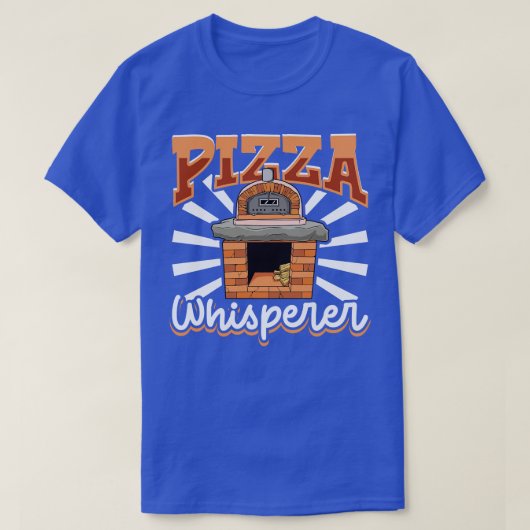Stone Oven Pizza Whisperer Pizza Maker T-Shirt (Design vorne)