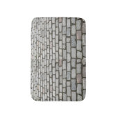 Stone Pathway Gray Cobblestone Street Sidewalk Badematte (Vorderseite Vertikal)