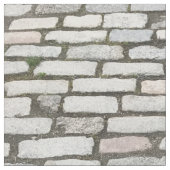 Stone Pathway Gray Cobblestone Street Sidewalk Stoff (Nahaufnahme)