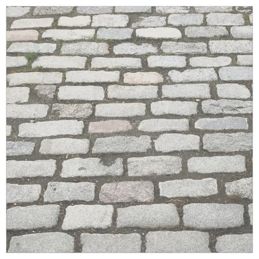 Stone Pathway Gray Cobblestone Street Sidewalk Stoff (Muster)