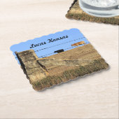 Stone Post Fence Untersetzer (angewinkelt)