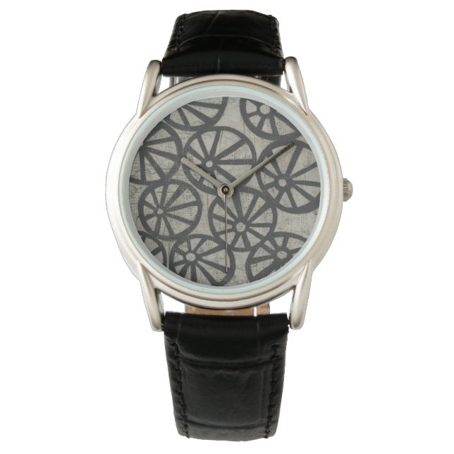Stone - Räder Armbanduhr (Vorderseite)