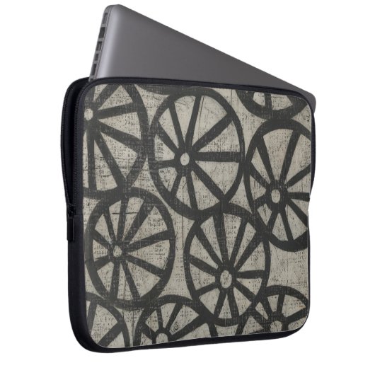 Stone - Räder Laptopschutzhülle (Vorne Rechts)