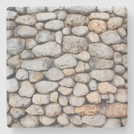 Stone Rock Wall am israelischen Platz Untersetzer