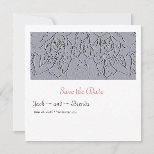 Stone Rose Save the Date (Vorderseite)