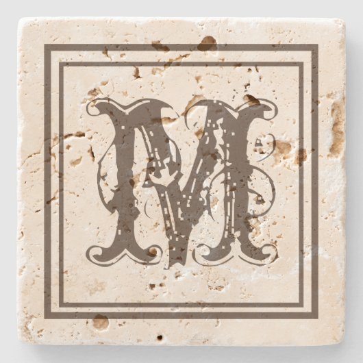 Stone Rustikal Steinuntersetzer (Vorderseite)