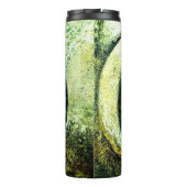 Stone schauen Mond und Sonne Gesicht Halbmond Thermosbecher (Rückseite)