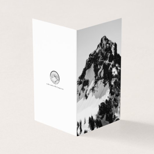 Stone, Schnee und Bäume (Vorderseite)