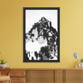 Stone, Schnee und Bäume Leinwanddruck (Insitu (Wohnzimmer))