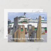 Stone Sculture Postkarte (Vorne/Hinten)