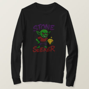 Stone Seeker - Fantasy Goblin   NUR SCHWARZ T-Shirt