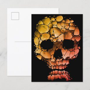 Stone Skull - Einzigartige, von Felsen Inspiriert  Postkarte