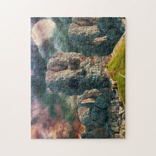 Stone - Skull - Puzzle (Vertikal)