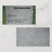 Stone Slab und Green Grass Visitenkarte (Vorne/Hinten)