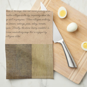 Stone Soup Folklore Schätze   Geschirrtuch