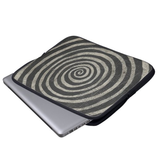 Stone - Spiral Laptopschutzhülle (Vorne Knopf)