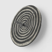 Stone - Spiral Runde Wanduhr (Winkel)