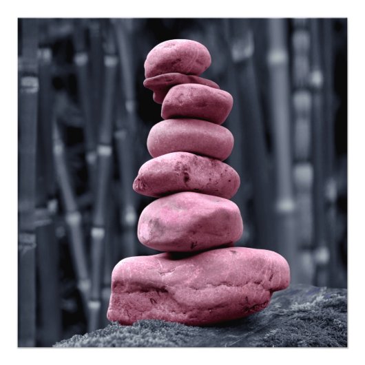 Stone Stack Fotodruck (Vorne)