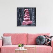 Stone Stack Leinwanddruck (Insitu (Wohnzimmer))