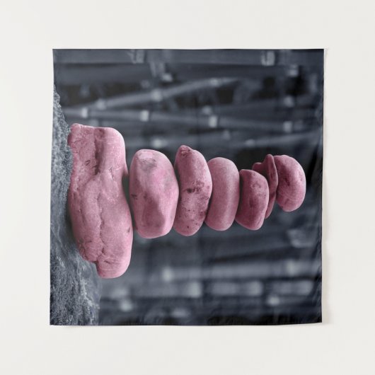 Stone Stack Wandteppich (Vorderseite (Horizontal))