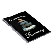 Stone Stacking Harmony Rock Balancing Notizblock (Rechte Seite)