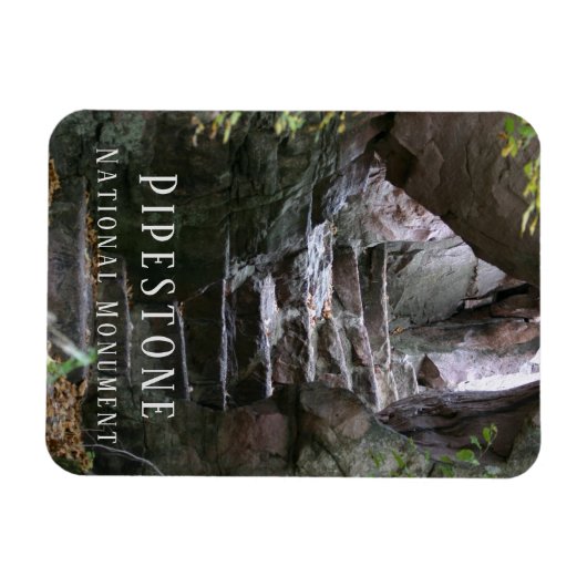 Stone Steps, Circle Trail, Pipestone, Minnesota Magnet (Horizontal)