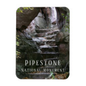 Stone Steps, Circle Trail, Pipestone, Minnesota Magnet (Vertikal)