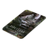 Stone Steps, Circle Trail, Pipestone, Minnesota Magnet (Linke Seite)