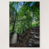 Stone Steps Through Green Puzzle (Vertikal)