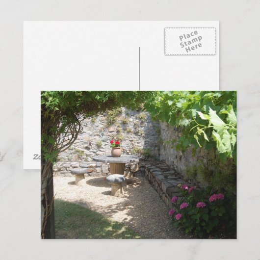 Stone Table Feiertagspostkarte (Vorne/Hinten)