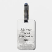 Stone Tempels Gepäckanhänger (Rückseite vertikal)