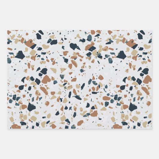 Stone Terrazzo Pattern  Geschenkpapier Set (Vorderseite)