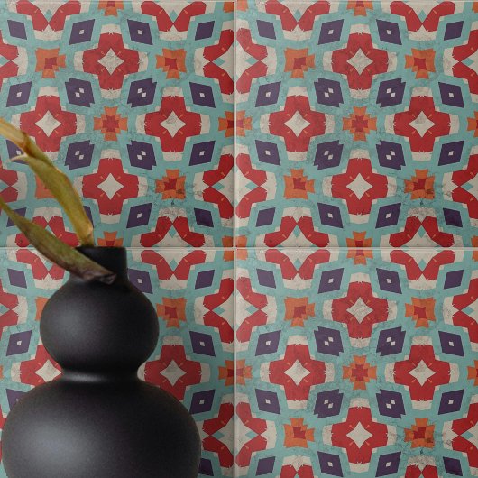 Stone Textur Kaleidoskop Geometrisch Fliese