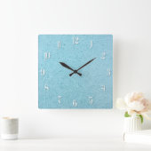 Stone texture quadratische wanduhr (Zuhause)