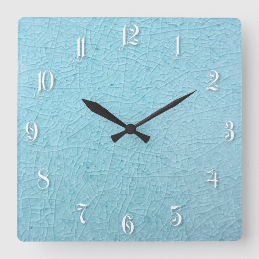Stone texture quadratische wanduhr (Vorderseite)