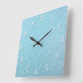 Stone texture quadratische wanduhr (Winkel)
