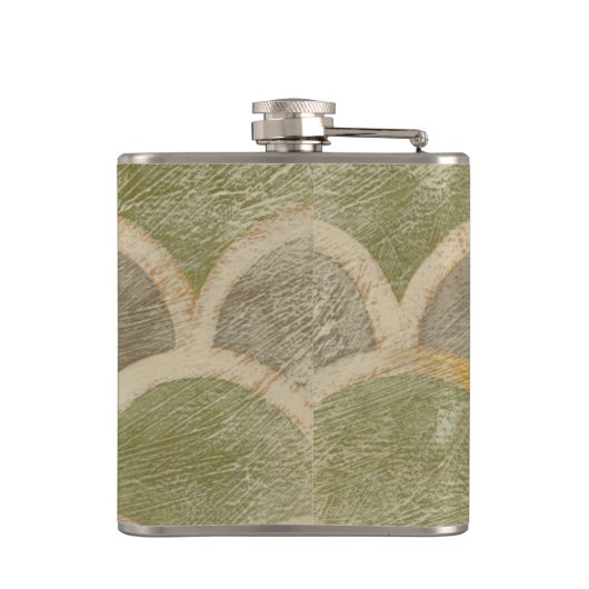 Stone Tile Design von Chariklia Zarris Flachmann (Rückseite)