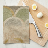 Stone Tile Design von Chariklia Zarris Geschirrtuch (Viertel Falte)