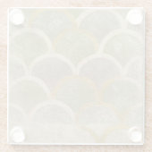 Stone Tile Design von Chariklia Zarris Glasuntersetzer (Rückseite)