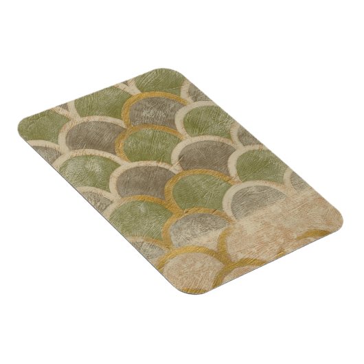 Stone Tile Design von Chariklia Zarris Magnet (Rechte Seite)