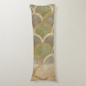 Stone Tile Design von Chariklia Zarris Seitenschläferkissen (Vorderseite Vertikal)